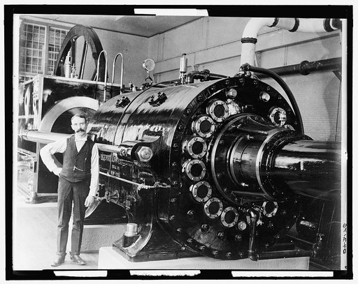 Part of air compressor at Ellison Hoist, Lead Homestake Mine