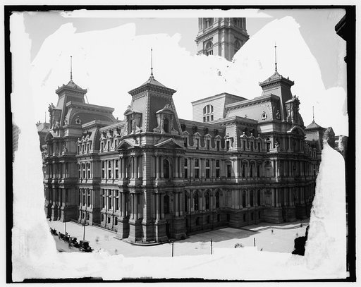 City Hall, lower section, Philadelphia, Pa.