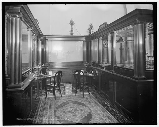 Ladies' dept., 34th St. [Thirty-fourth Street] National Bank, New York City
