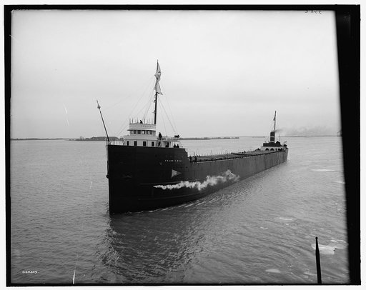 S.S. Frank C. Ball on trial trip, Great LakesEngineering Works, Ecorse, Mich.