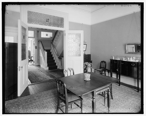 A Dining room, probably in a clubhouse, New York City