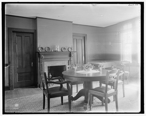A Dining room, probably in clubhouse, New York City
