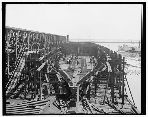 City of Cleveland, Steamer #168 on the ways