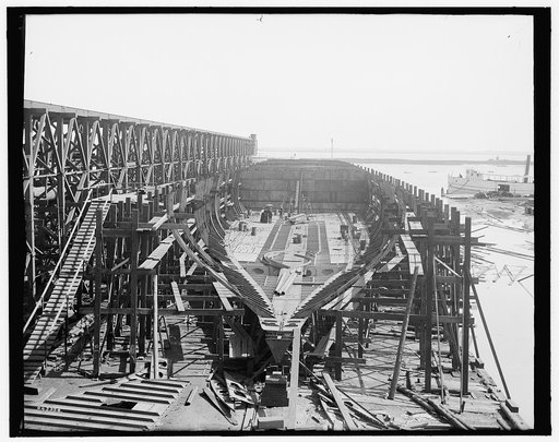 City of Cleveland, Steamer #168 on the ways