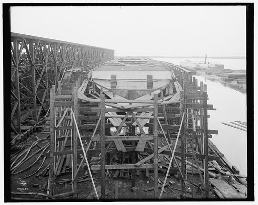 City of Cleveland, Steamer #168 on the ways