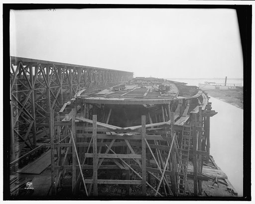 City of Cleveland, Steamer #168 on the ways