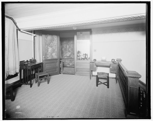 E.M. Bigsby Co. show rooms, private office from balcony