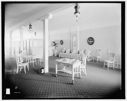 E.M. Bigsby Co. show rooms, restroom, second floor