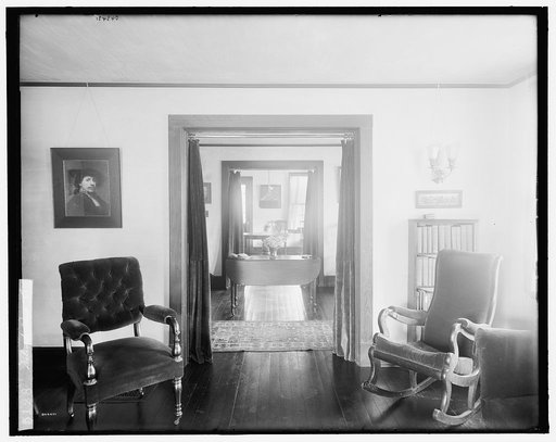 Paul Reynolds residence, interior, view through portieres, Scarsdale, N.Y.
