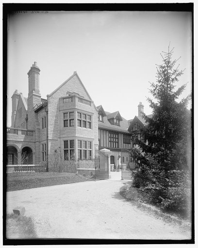Edward C. Walker residence, entrance to court, Walkerville, Ont.