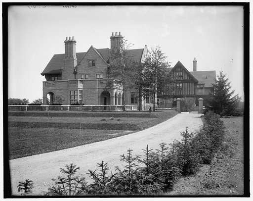 Edward C. Walker residence, approach to gate, Walkerville, Ont.