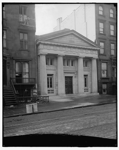 19th Ward Bank, Thirty-fourth Street Branch, exterior, New York, N.Y.