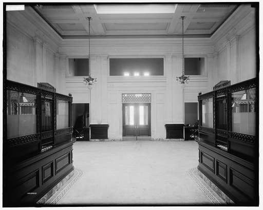 19th Ward Bank, Thirty-fourth Street Branch, interior, New York, N.Y.