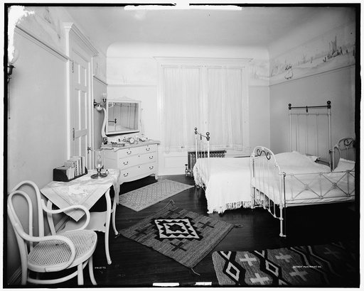 Bedroom, residence of Mr. Fair, 40 Putnam Avenue, Detroit, Mich.