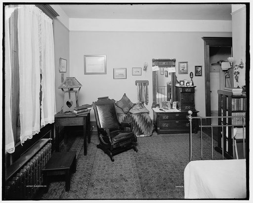 Bedroom, residence of Mr. Fair, 40 Putnam Avenue, Detroit, Mich.