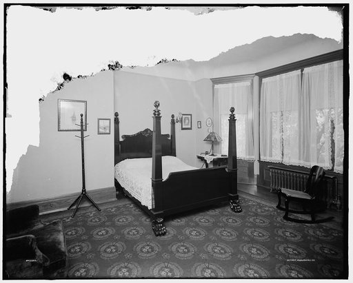 Bedroom, residence of Mr. Fair, 40 Putnam Avenue, Detroit, Mich.