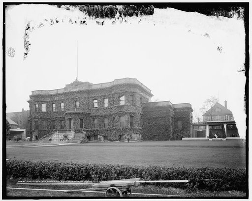 Distillery offices, north front, H [Hiram] Walker & Sons, Ltd., Walkerville, Ont.