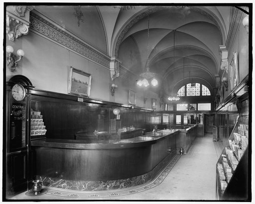 Grand Trunk Western Railroad, ticket office, Detroit, Mich.