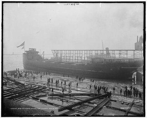 Str. F.P. Jones, after the launch