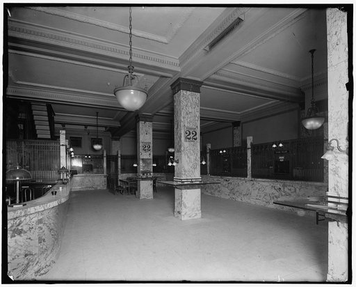 Street floor, Temple Place branch, Old Colony Trust Company, Boston, Mass.
