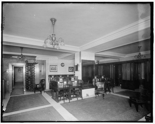 Safe deposit vault, Temple Place branch, Old Colony Trust Company, Boston, Mass.