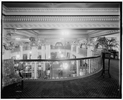 Hotel Utica, a mezzanine view, Utica, N.Y.