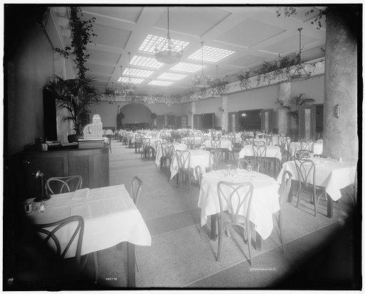 Edelweiss Cafe, main dining room (front entrance), Detroit, Mich.