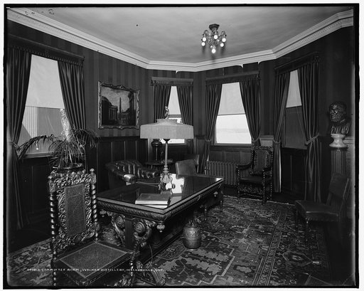 Committee room, Walker distillery, Walkerville, Ont.