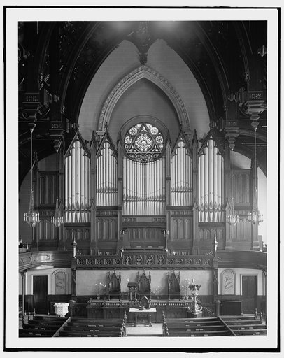 Organ at Fort Street Presbyterian Church, Detroit, Mich.