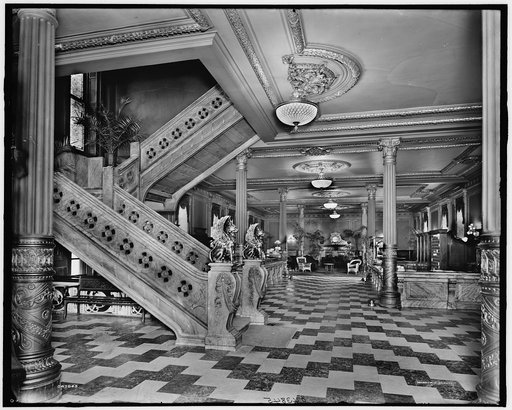 Office and foyer, Murray Hill Hotel, New York, N.Y
