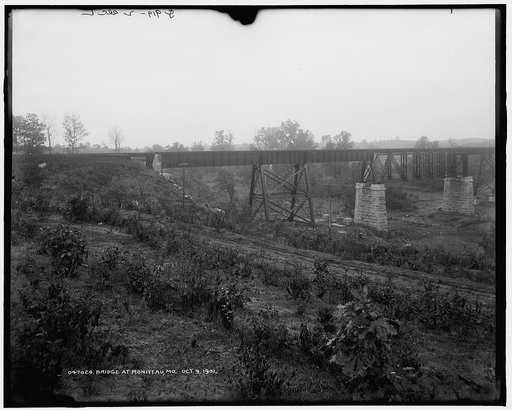 Bridge at Moniteau [County], Mo.