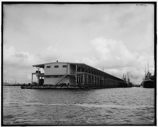 Commandancia Street wharf, Pensacola, Fla.
