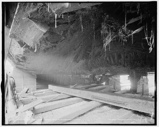 Str. John Craig showing hole in starboard quarter