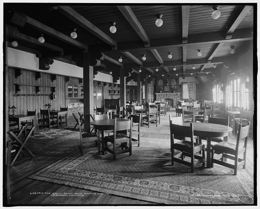 The Grill room, Paul Smith's casino, Adirondack Mountains