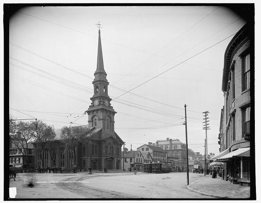 North Church and Congress St. [Street], Portsmouth, N.H.