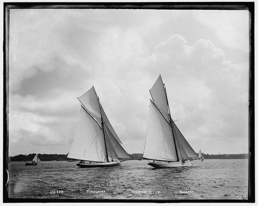 Mayflower [and] Galatea, the start