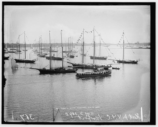 Fleet of N.Y.Y.C. [New York Yacht Club], Newport