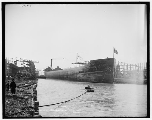 Str. James E. Davidson after the launch
