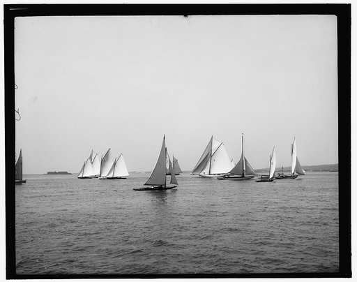 Start, Atlantic Y.C. Reg. [Atlantic Yacht Club regatta