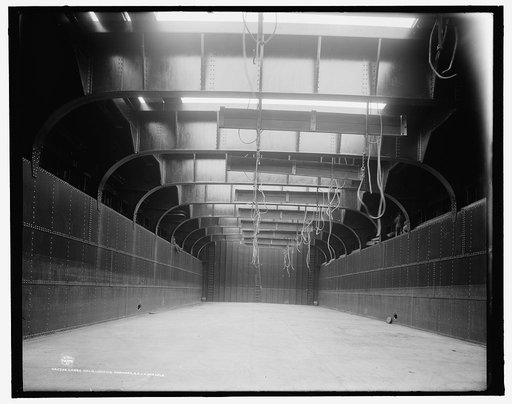 Cargo hold, looking forward, S.S. J.H. Sheadle