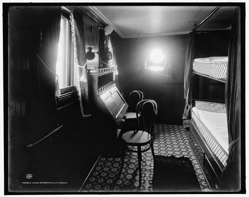 A Mate's stateroom, S.S. J.H. Sheadle