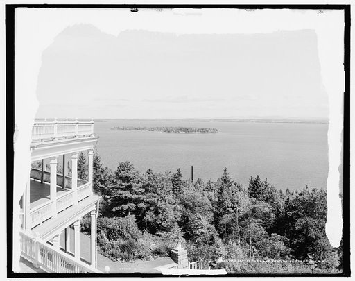 Across the lake from Hotel Champlain, N.Y.