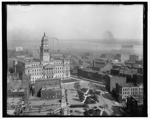 East from Majestic Building, Detroit, Mich.