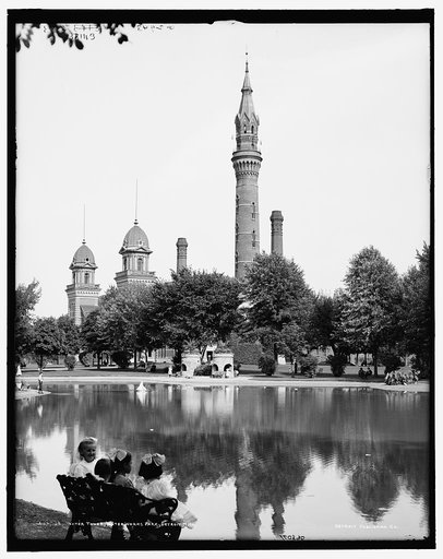 Water tower, Water Works Park, Detroit, Mich.