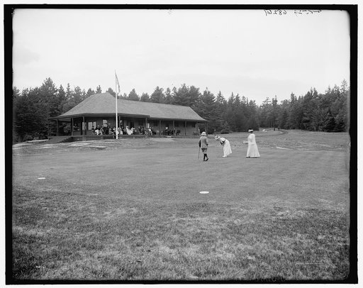 On the links, Hotel Champlain, Bluff Point, N.Y.