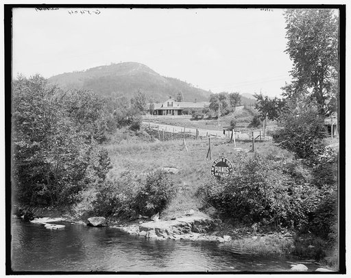Robt. Louis Stevenson's cottage on Saranac Lake, Adirondacks, N.Y.