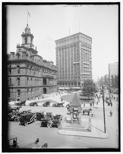 City Hall and Majestic Building, Detroit, Mich.