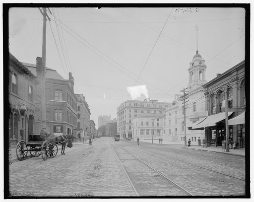 Congress Street, south from Market, Portland, Me.