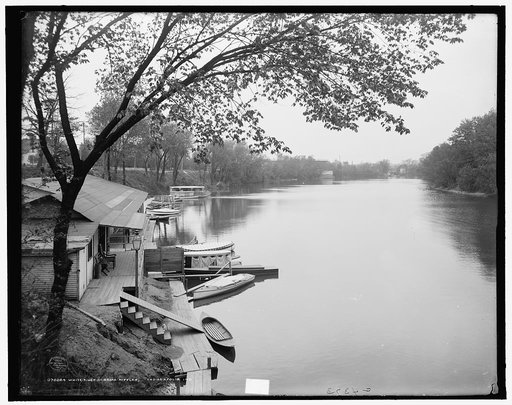 White River at Broad Ripples, Indianapolis, Ind.