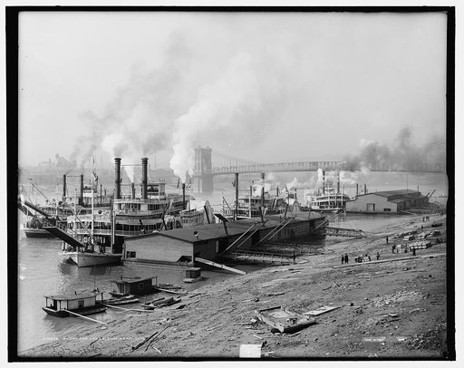 Along the levee, Cincinnati, Ohio